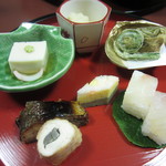 山翠楼 - 夕食の前菜