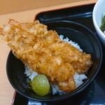 箱根そば本陣 - 海老天丼セット(海老天丼)