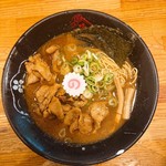 金澤濃厚豚骨ラーメン 神仙 - 炙り肉盛豚骨らーめん