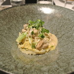 リストランテ カノフィーロ - 昆布森産牡蠣と白菜のアーリオオーリオ　スパゲッティ