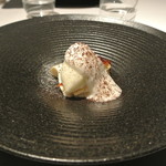 リストランテ カノフィーロ - ココナッツのジェラートとリンゴのタタン　ティラミス