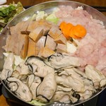 牡蠣と牛タンと厳選鍋 かきくえば - 痛風鍋