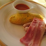 清里高原ホテル - ホウレンソウオムレツ