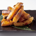 Butter-grilled sweet potato