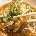 きぬ寿司 - ラーメン ザーサイが入ってます！