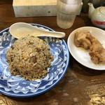 ごろう商店 - 小盛焼きめし+から揚げ