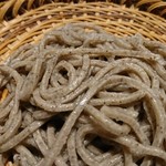 手挽きそば 一心 - 在来種十割ざるのアップ❗