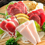 Famous Higo horse sashimi