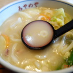 Ayameya - 白濁したスープ