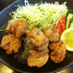お食事処とりいち - 健味　から揚げ定食\８５０の「から揚げ」