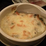 金町製麺 - '12/03/07 広島県産 牡蛎とホウレン草のグラタン（380円）