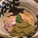 Chuukasoba Massaki - 牡蠣と燻製鰯の和えそば