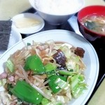 大宝 - 野菜炒め定食 650円