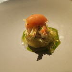 eclat - 島根松葉蟹　根セロリピュレ