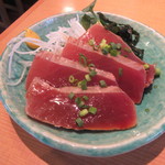 丸屋 - 料理写真:「漬け鮪刺身」半盛