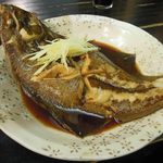 大衆料理　川治 - かれいの煮付け（昼）
