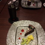 フルール ド セル - ガトーショコラとアイスコーヒー