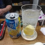 伊勢屋酒店 - 〆の氷結レモンレギュラー。