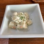 にゅうとん - 付け合わせのポテサラ