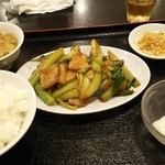 萬豊園 - 豚肉と青梗菜炒め定食