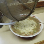 八ちゃんラーメン - ●替玉もバリカタで注文(*^^)v