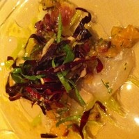 ペッシェ・ロッソ - 淡路のヒラメのカルパッチョ