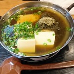 串カツ田中 - 湯豆腐(結構ボリューム！)