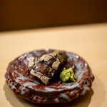 日本橋蛎殻町 すぎた - 2019.11 小樽子持ち蝦蛄の漬け込み