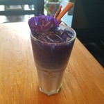 Blue Whale Maharaj - Iced Butterfly Pea Latte