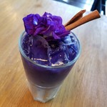 Blue Whale Maharaj - Iced Butterfly Pea Latte
