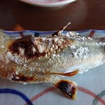 青木屋 - 子持ち鮎の塩焼き