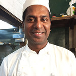 南インド料理店 ボーディセナ - Mari Muthu chef（タミルナドゥ州マデュライ出身）。