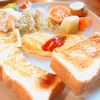 ログキャビン - 料理写真:モーニング・トースト６００円