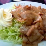 天上天飯店 - 2012/03上げ底キャベツで量があるように見えますが…