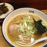 麺や天四郎 - ラーメンと高菜ごはん