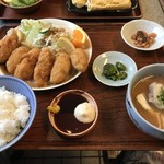 與五郎 - 料理写真:今回も、カキフライ定食１１５０円（税別）をいただきました（２０１９．１１．１４）