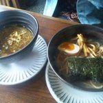 拉麺二段 - 全粒粉麺つけ麺：つけあつ／23年11月