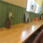 いのちの花 cafe 羊角湾 - カウンター席