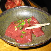 焼肉ホルモン 稲田 - レバ刺し