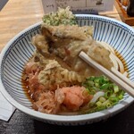 讃岐うどん　ぶっかけや - 大ぶりな牡蠣