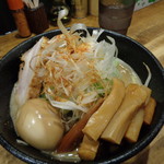 煮干し中華そば 一剣 - 一剣味噌＋メンマ