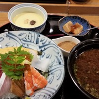 博多 赤らく - 貝汁と茶碗蒸し、でかいですよ。（笑）