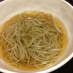 胡蝶庵 仙波 - かけ蕎麦。