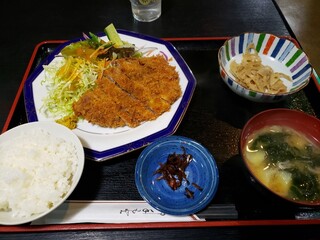 Resutoran Kozue - 豚カツ定食