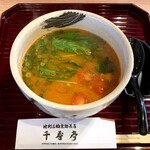千寿亭 - トマト味噌にゅうめん