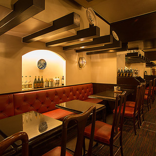 雰囲気のある憩い
                                          空間。