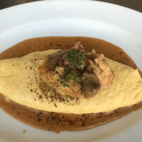 オールデイダイニング セリーズ - 朝食ビュッフェ３９００円（総額）。ロブスターオムレツ。選べる一品からオーダーしました。オムレツもソースもロブスターも美味しい〜（╹◡╹）