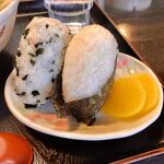 吉ひろ - チャンポンセットのおにぎり