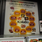 炭火焼肉・韓国料理 KollaBo - 店頭の表示