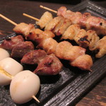 Torikicchimmanagokoro - おまかせ串焼き盛合せ（5本）